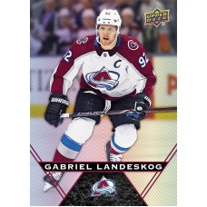 47 Gabriel Landeskog Base Card 2018-19 Tim Hortons UD Upper Deck